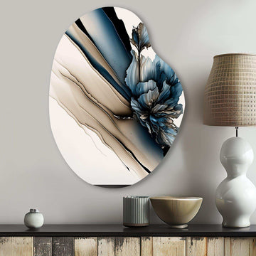 Hyperrealistic Peony Flowers II - Asymmetric Metal Wall Art